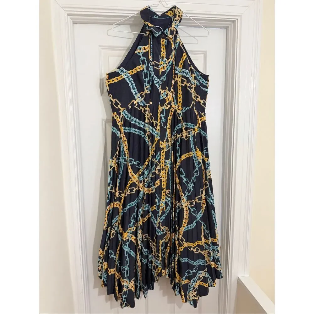 Maeve /Anthropologie Pleated Hanky Hem Dress - Picture 4 of 9